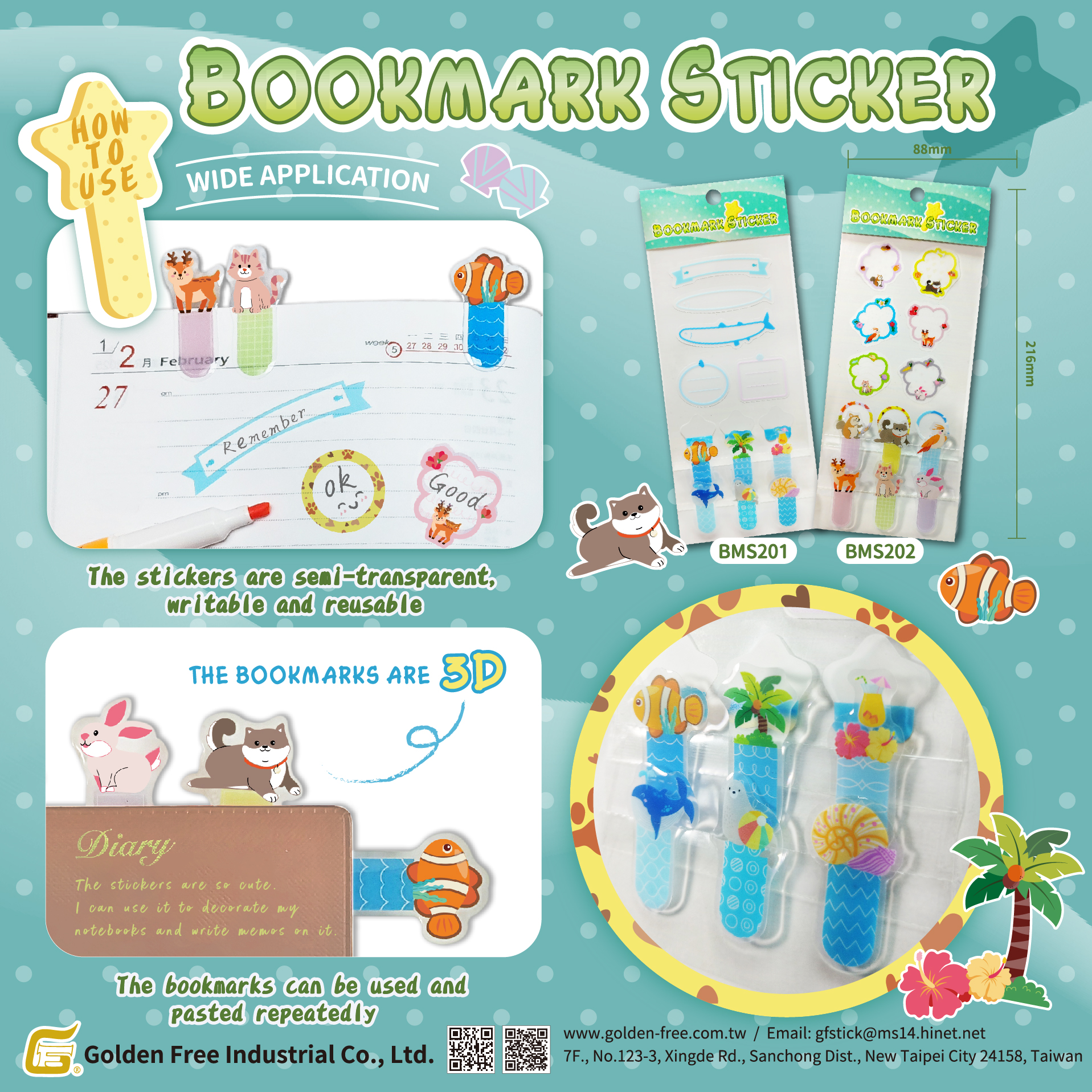 Bookmark Sticker